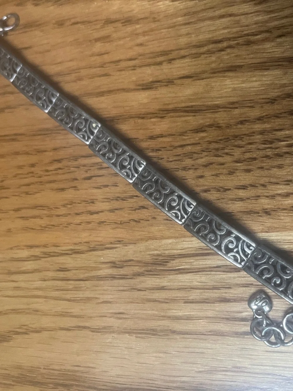 Silver Nuveau scuplted Bracelet